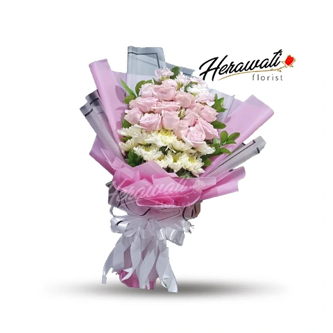 Hand bouquet - Lovely Pink